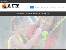 Tablet Screenshot of buttemarine.com